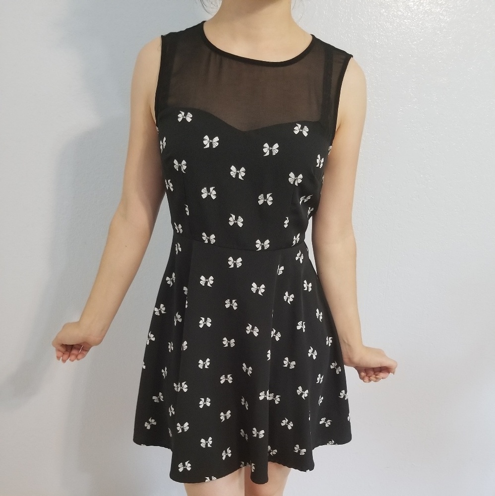 Black and white dress
